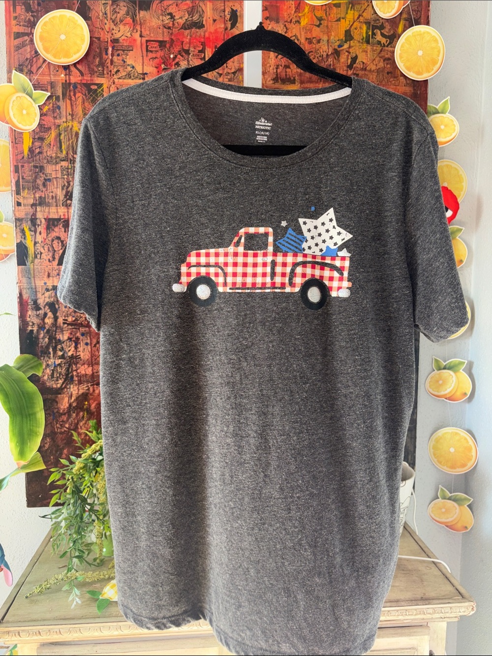 Way to Celebrate Patriotic Tee Size XL